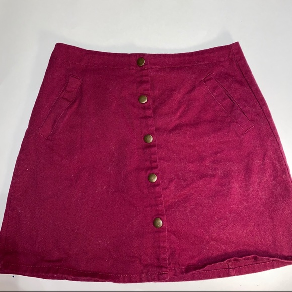 harper heritage Dresses & Skirts - 💰Pink button up mini skirt
